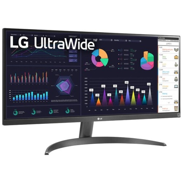 29" Монитор LG UltraWide 29WQ500-B черный