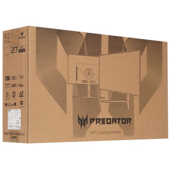 27" Монитор Acer Predator X27UFbmiipphuzx черный