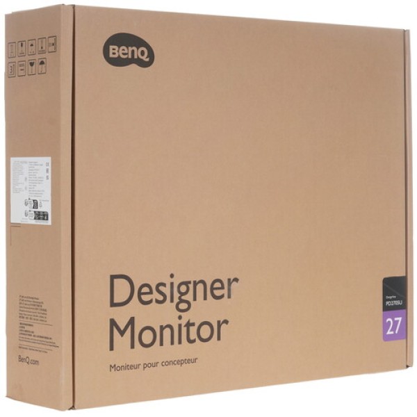 27" Монитор BENQ PD2705U черный