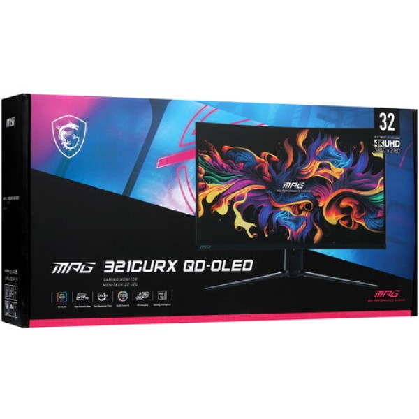31.5" Монитор MSI MPG 321CURX QD-OLED черный