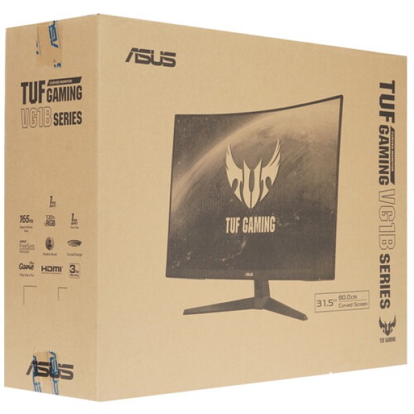 Монитор Asus 31.5" VG328H1B [Curved, 165Hz, 1920x1080, VA, 1ms, FreeSync, 2х2Вт, VGA, HDMI]