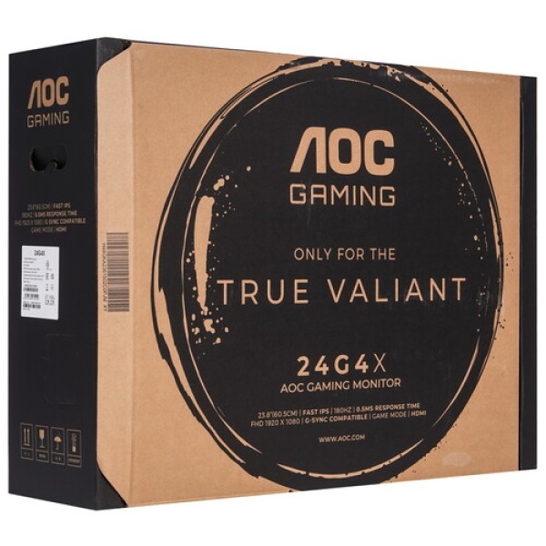 23.8" Монитор AOC 24G4X черный