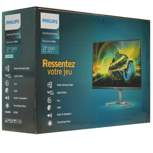 27" Монитор Philips Evnia 27M1N5500ZA/00 черный