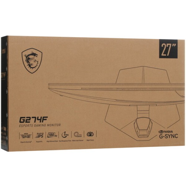 27" Монитор MSI G274F черный