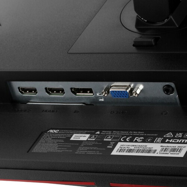 23.8" Монитор AOC 24G2SP черный