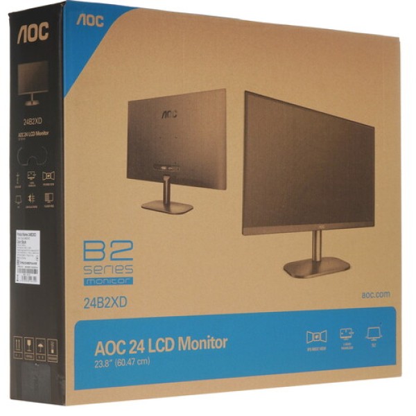 23.8" Монитор AOC 24B2XD черный