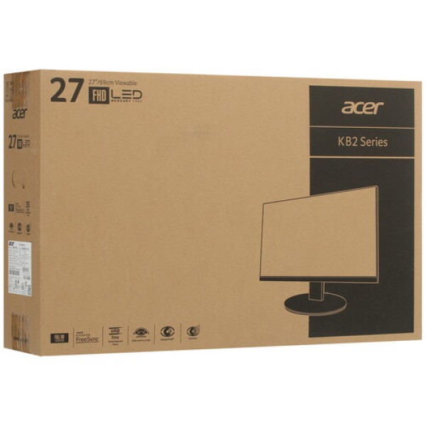 27" Монитор Acer KB272HLHbi черный