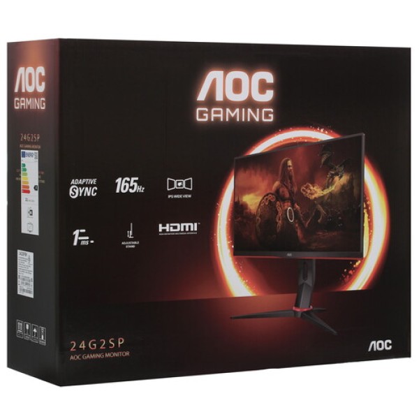 23.8" Монитор AOC 24G2SP черный