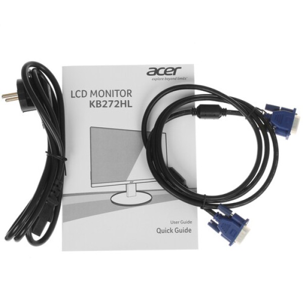 27" Монитор Acer KB272HLHbi черный