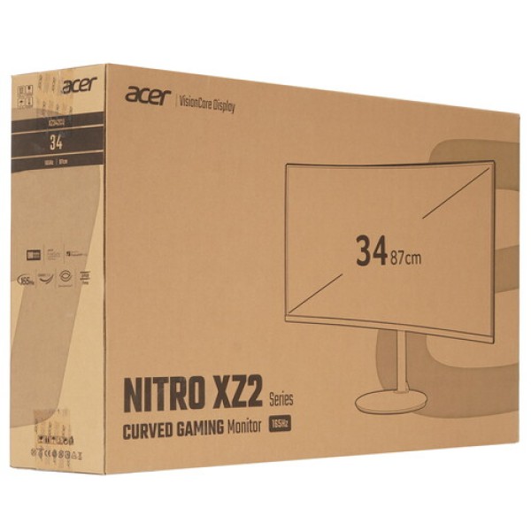 34" Монитор Acer Nitro XZ342CUPbmiiphx черный