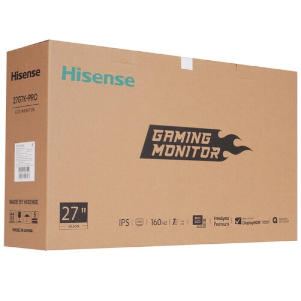 27" Монитор Hisense 27G7K-PRO черный