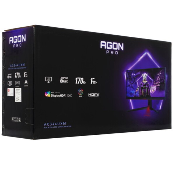 34" Монитор AOC AGON PRO AG344UXM черный