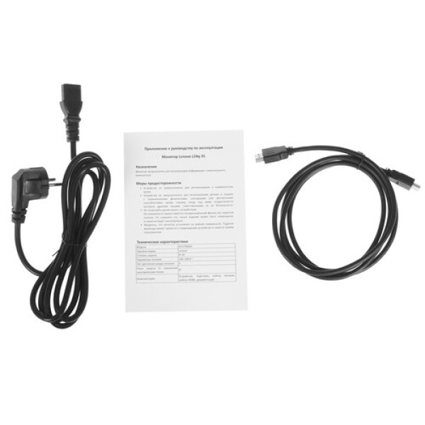 23.8" Монитор Lenovo L24q-35 черный