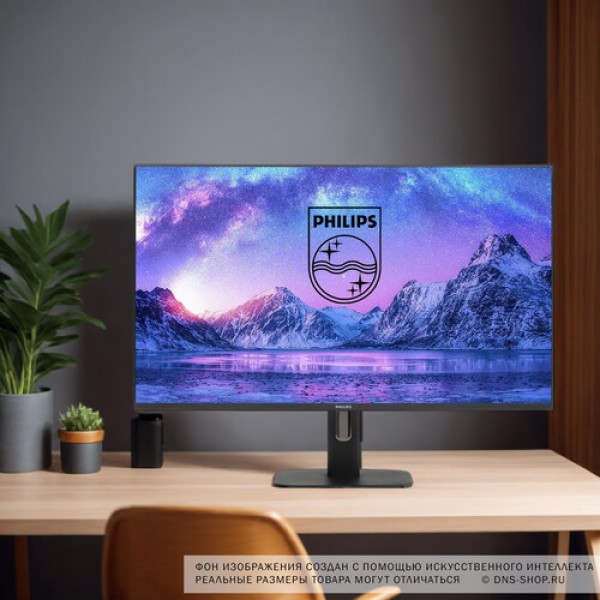 23.8" Монитор Philips 24E1N1100A/01 черный