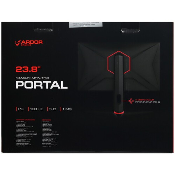 23.8" Монитор ARDOR GAMING PORTAL AF24H1 черный