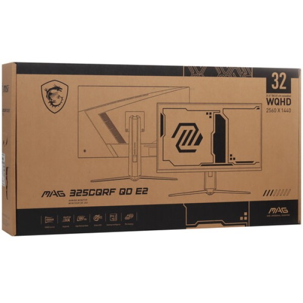 31.5" Монитор MSI MAG 325CQRF QD E2 черный