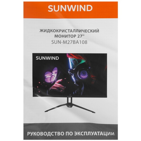 27" Монитор SunWind SUN-M27BA108 черный