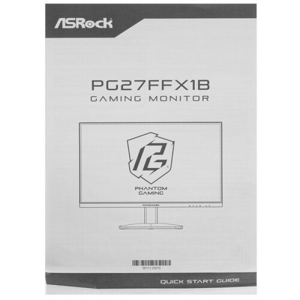 27" Монитор AsRock PG27FFX1B черный