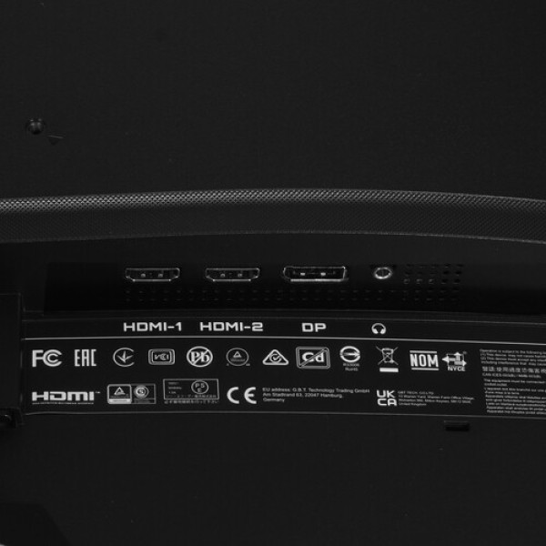 27" Монитор GIGABYTE GS27QC черный