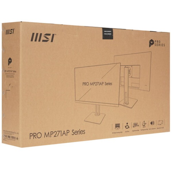 27" Монитор MSI PRO MP271AP черный