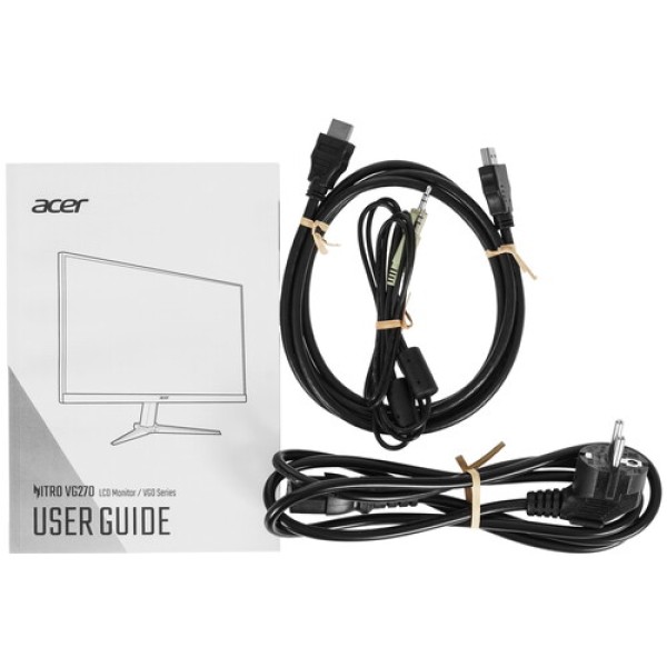 27" Монитор Acer Nitro VG270Ebmiix черный