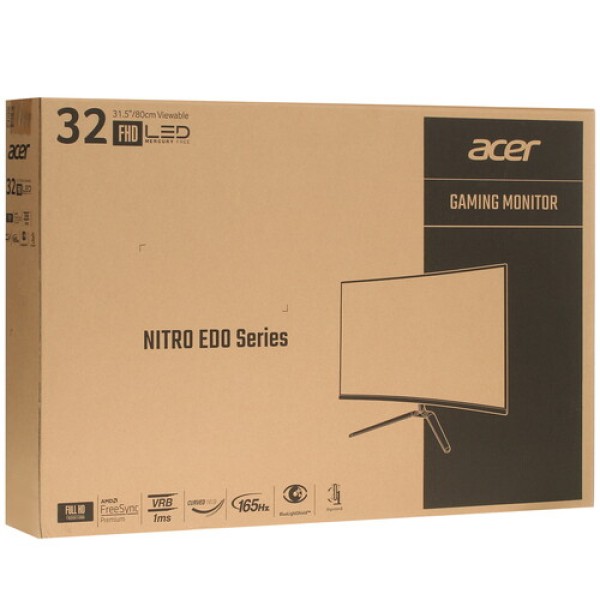 31.5" Монитор Acer Nitro ED320QRSbiipx черный