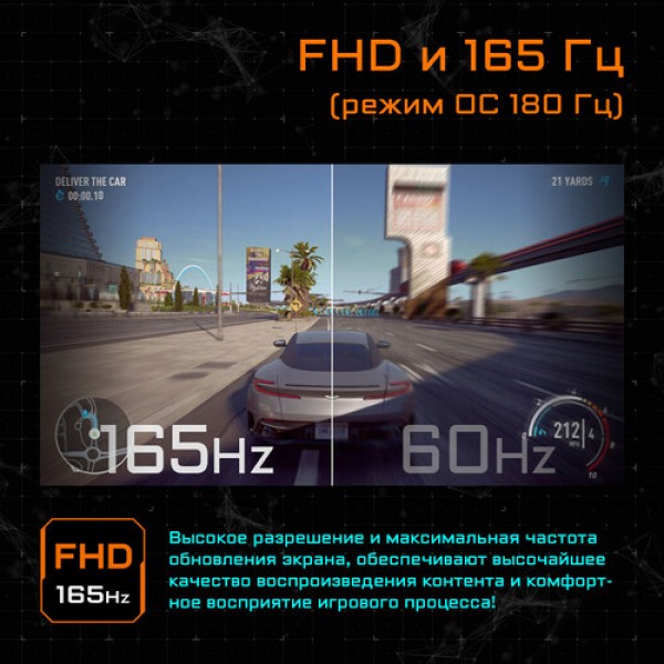 23.8" Монитор GIGABYTE G24F 2 черный