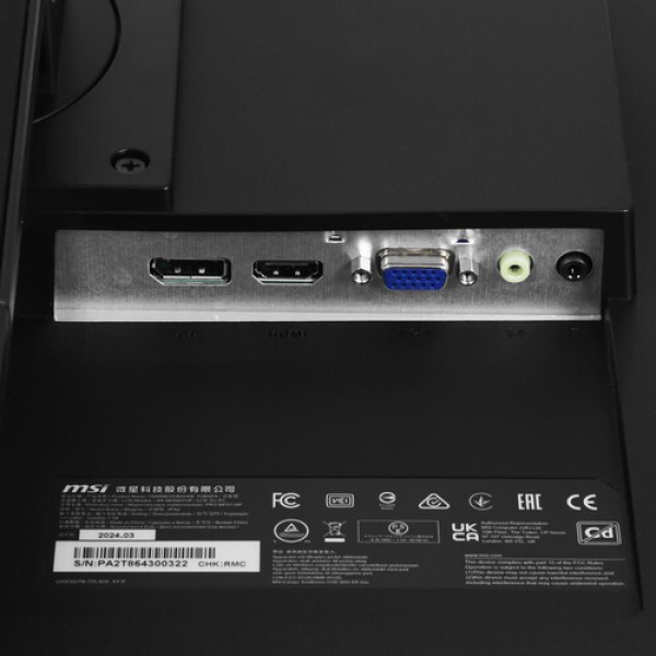 27" Монитор MSI PRO MP271AP черный