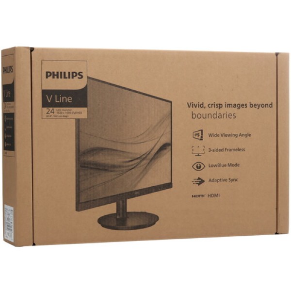 23.8" Монитор Philips V Line 241V8AW белый