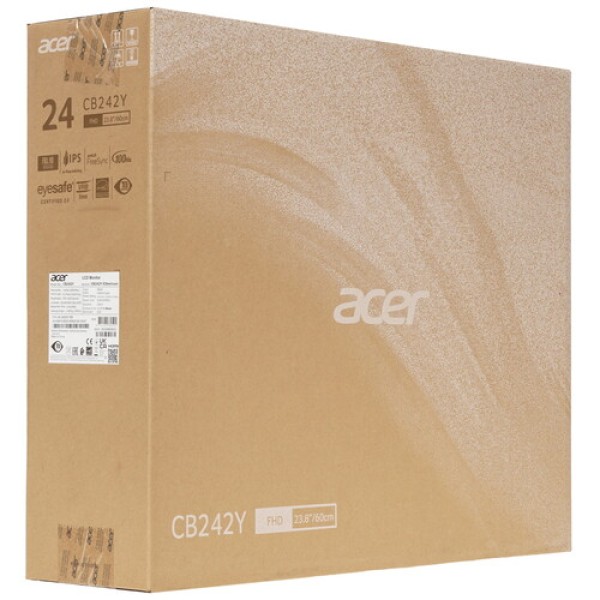 23.8" Монитор Acer Vero CB242YE3bmiruxv черный
