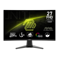 27" Монитор MSI MAG 27C6X черный
