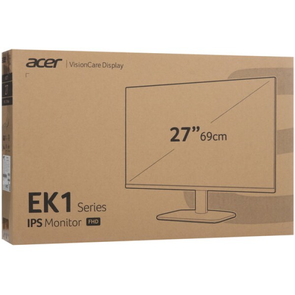 27" Монитор Acer EK271Ebi черный