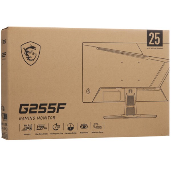 24.5" Монитор MSI G255F черный