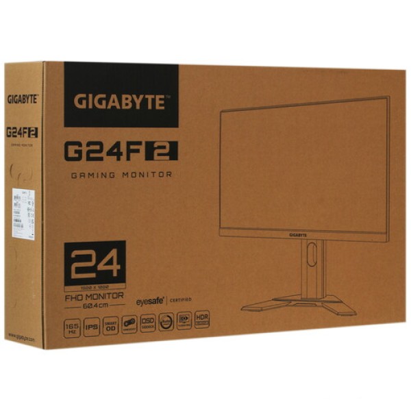 23.8" Монитор GIGABYTE G24F 2 черный