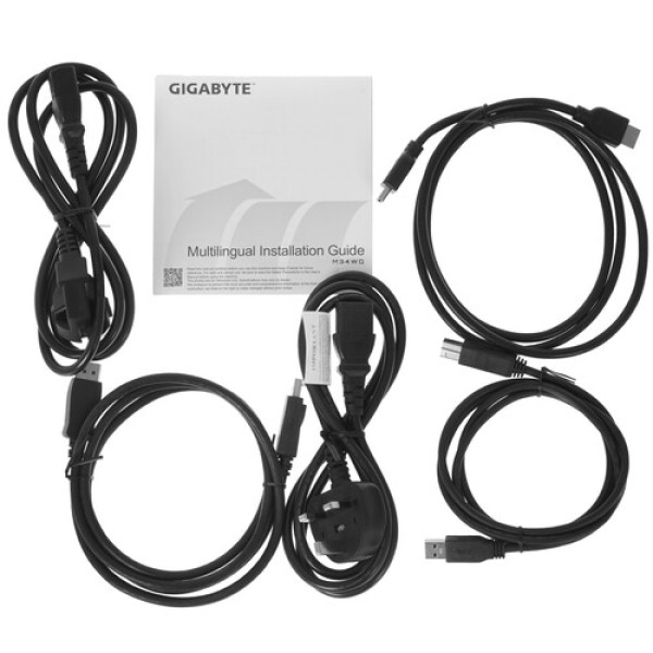 34" Монитор GIGABYTE M34WQ-EK черный