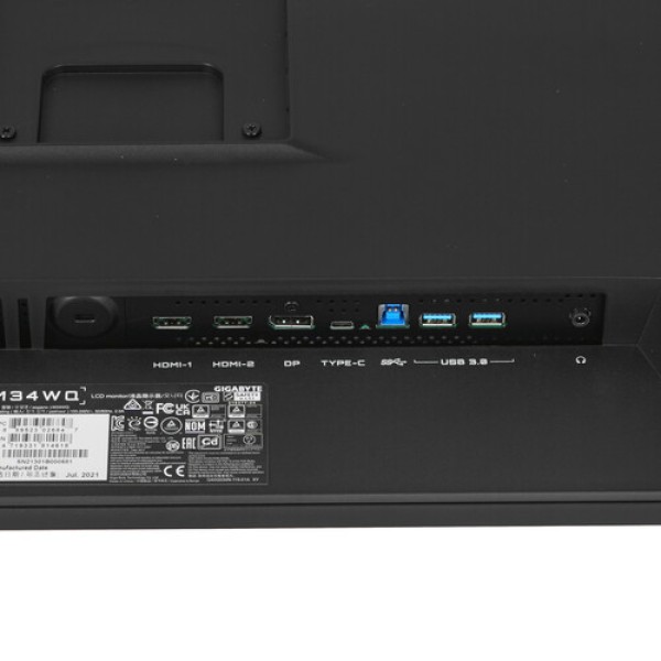 34" Монитор GIGABYTE M34WQ-EK черный
