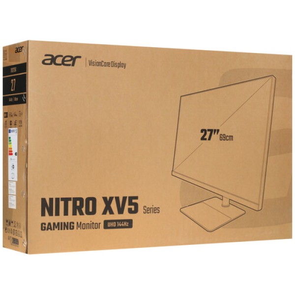 27" Монитор Acer Nitro XV275KPymipruzx черный
