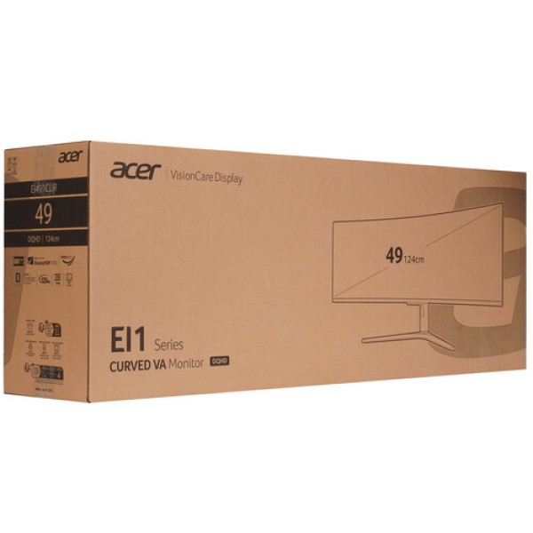 49" Монитор Acer Nitro EI491CURSbmiipphx черный