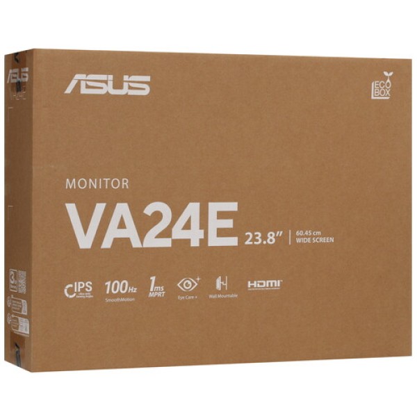 23.8" Монитор ASUS VA24EHF черный