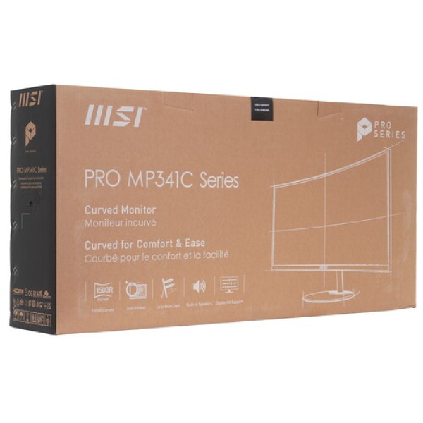 34" Монитор MSI PRO MP341CQW белый