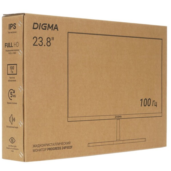 23.8" Монитор Digma Progress 24P502F белый