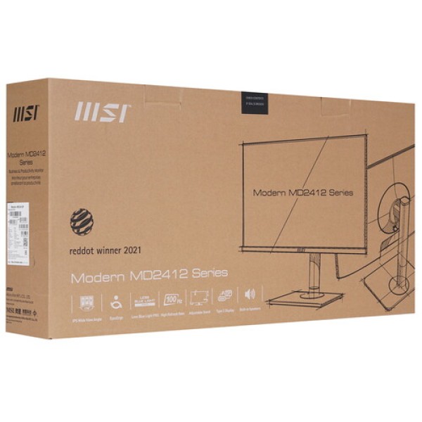 23.8" Монитор MSI Modern MD2412P черный
