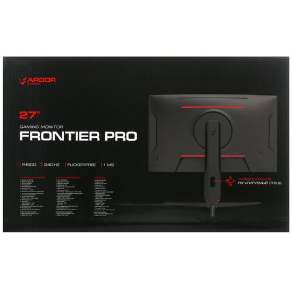 27" Монитор ARDOR GAMING FRONTIER PRO AF27H3 черный