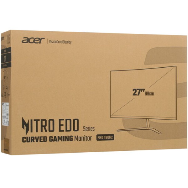 27" Монитор Acer Nitro ED270RS3bmiipx черный