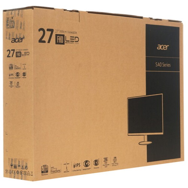27" Монитор Acer SA270Bbmipux черный