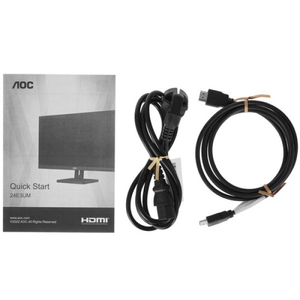 23.8" Монитор AOC 24E3UM черный