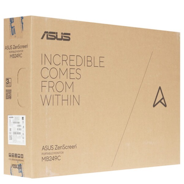 23.8" Монитор ASUS ZenScreen MB249C черный