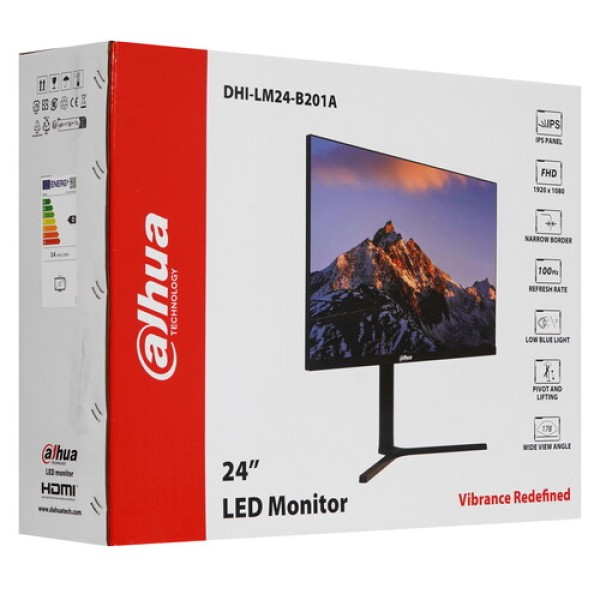 23.8" Монитор Dahua DHI-LM24-B201A черный