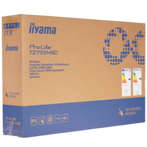 27" Монитор Iiyama ProLite T2755MSC-B1 черный