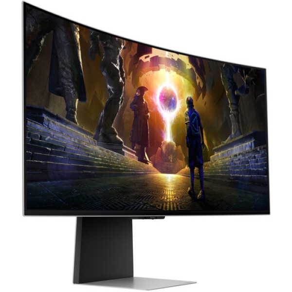 34" Монитор Samsung Odyssey G8 G85SD S34DG852SI серебристый